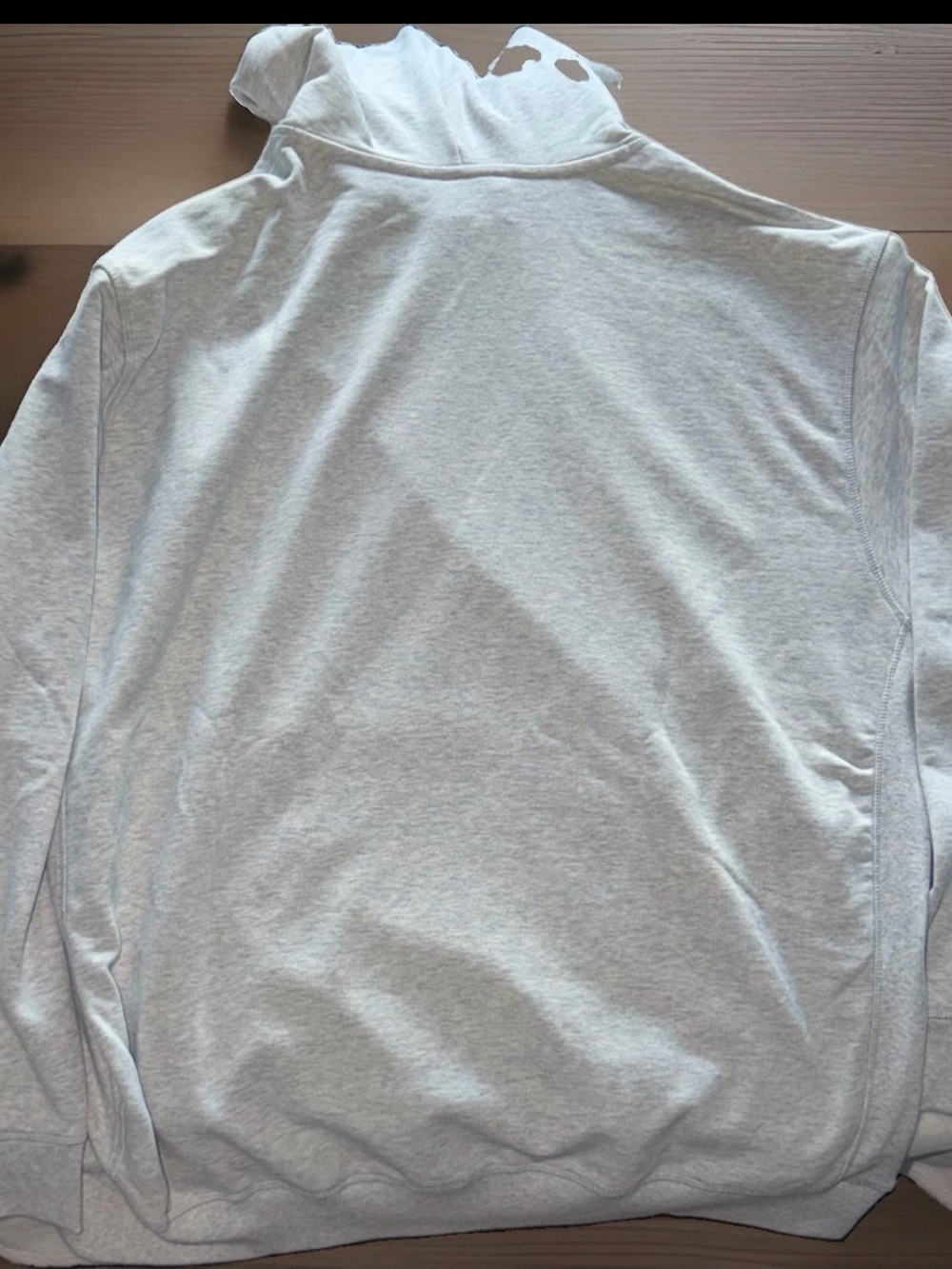 New Balance Athletics Legacy Hoodie Athletic Heather Grey Burgundy script XL NWT - Picture 2 of 5